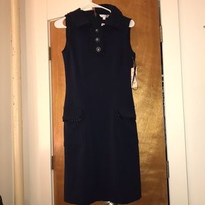 Navy knee length Nanette Lepore dress